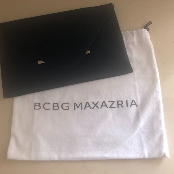 BCBG MaxAzria Envelope Clutch (Black) - Picture 5 of 8